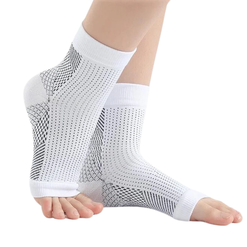 Compression Toe Socks with Non-Slip Grip