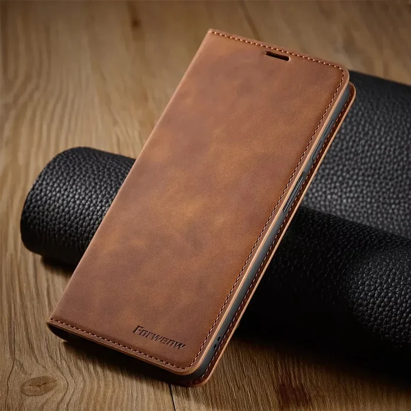 Samsung Telefoonhoes – Lederlook Flip Cover met Magnetische Sluiting