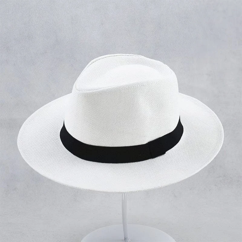 Uomo Cappello Panama Tesa Larga | Cappello Fedora