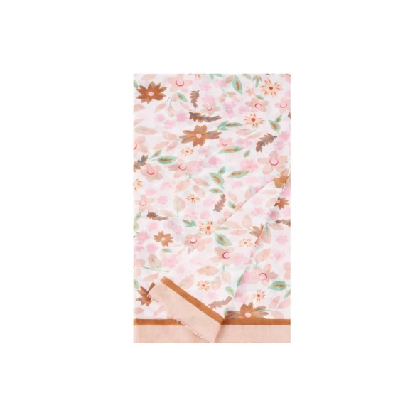 Sjaal vivid floral - Roze