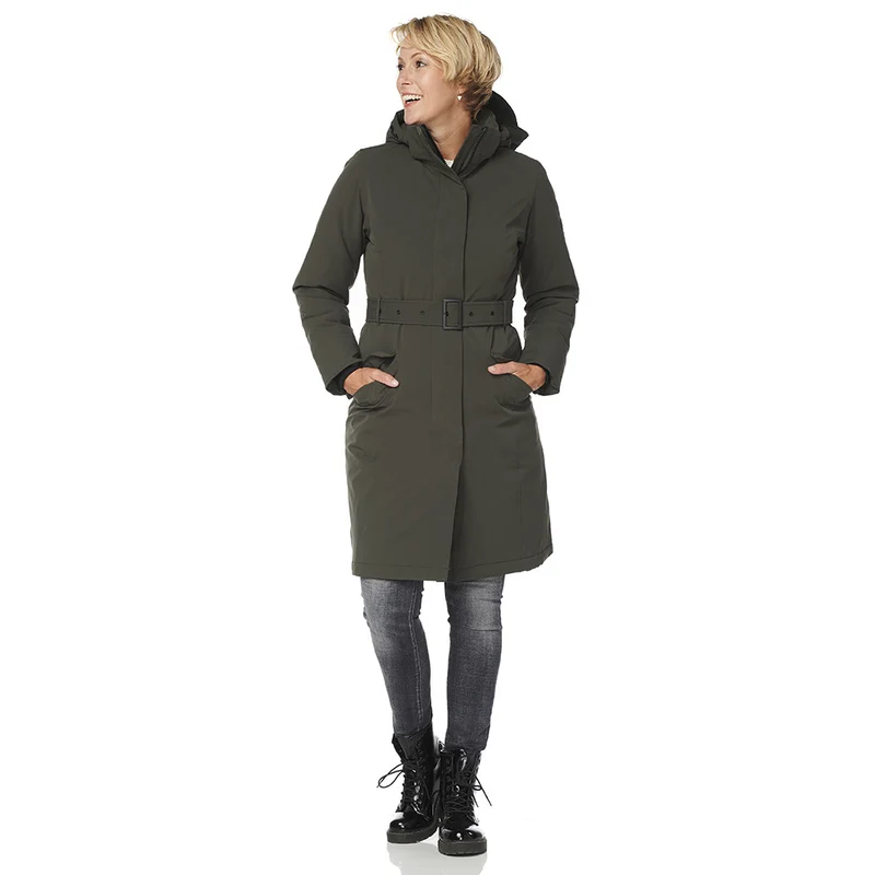Happy Rainy Days Winterparka Dames Calgary Groen *Laatste maat XXL*