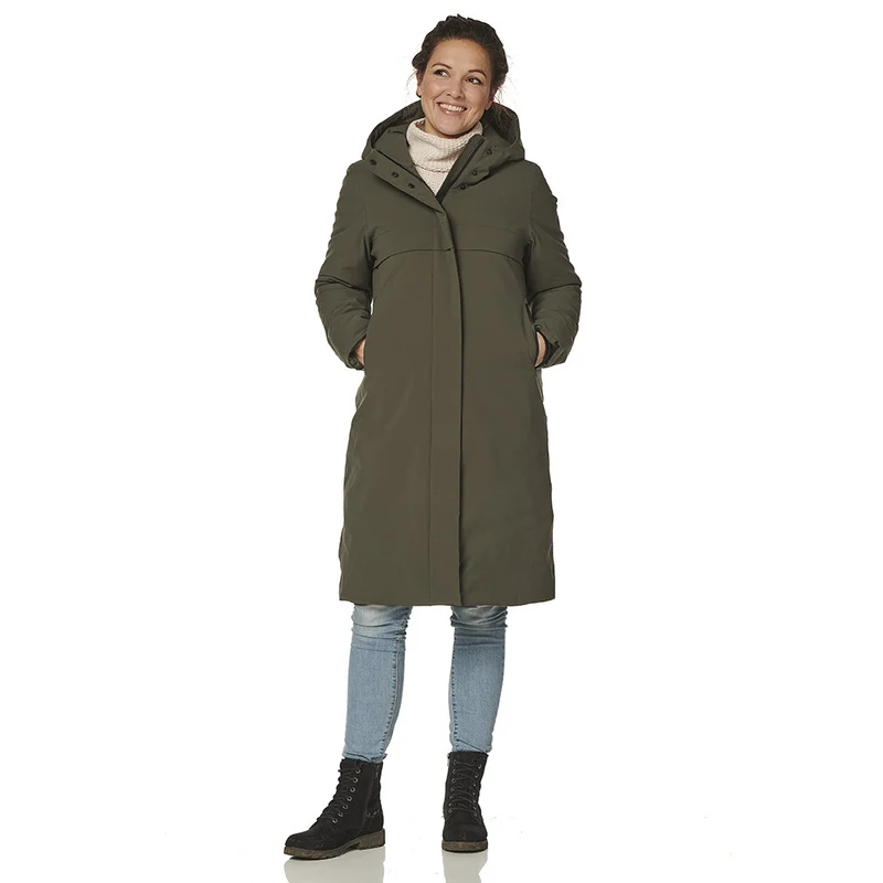 Happy Rainy Days Winterjas Dames Boston Groen *Laatste maat XXXL*
