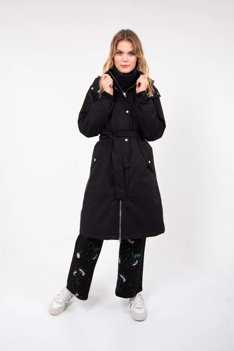 Danefae Winter Regenjas Dames Bornholm Zwart