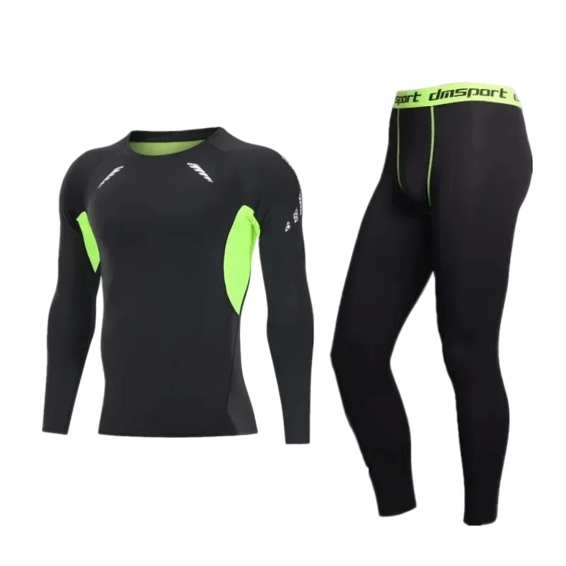 Thermisch compressieondergoed voor heren - Fleece sportonderbroek (lange onderbroek)