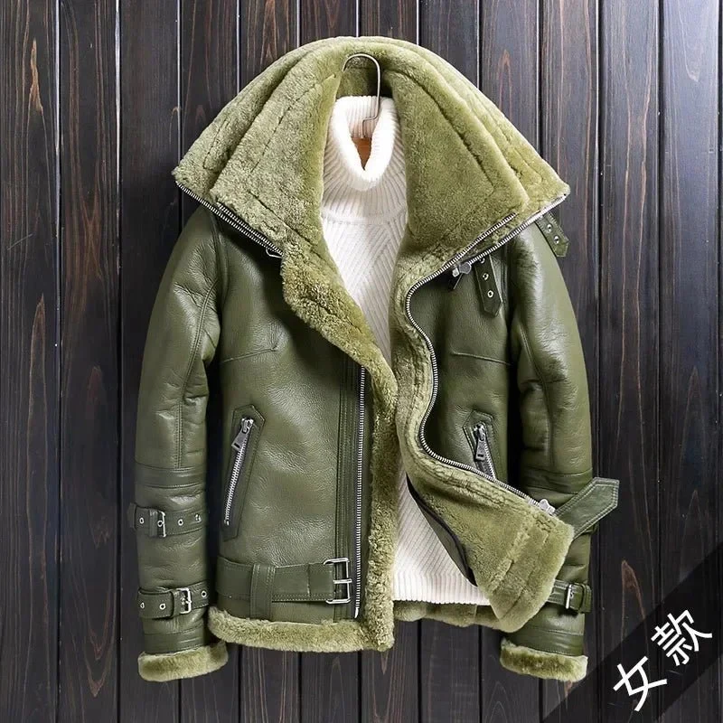 Echte schapenvachtjassen voor dames en heren - Winterjassen met dubbele kraag en echt bont