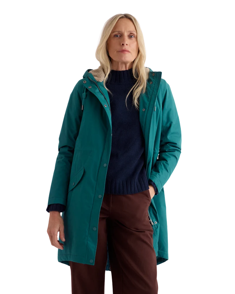 Seasalt Winter Parka Dames Plant Hunter Petrol/ Gust