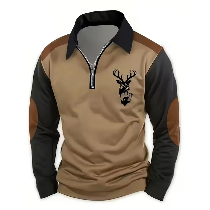 Jachttrui – Half Zip – Hertendesign