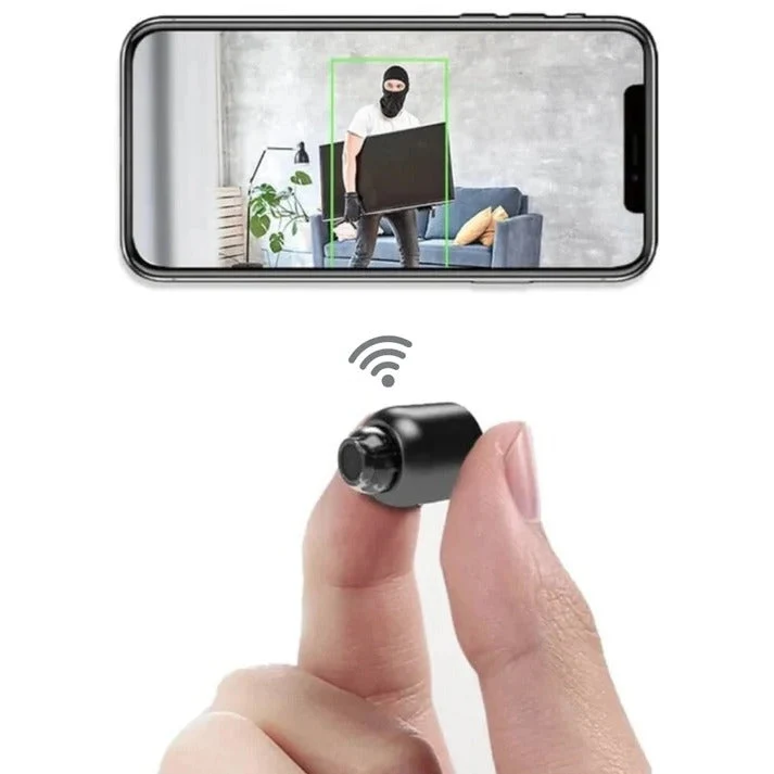Compacte WiFi Beveiligingscamera - HD Nachtzicht voor Thuis