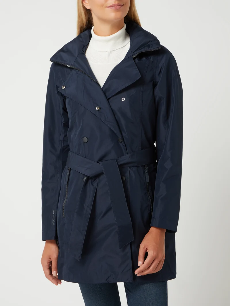 Helly Hansen Trenchcoat Gewatteerd Dames Welsey Blauw *Laatste maat XS*