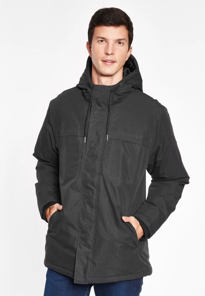 Derbe Winterjas Heren Grijs Valence *Laatste maat XXXL*