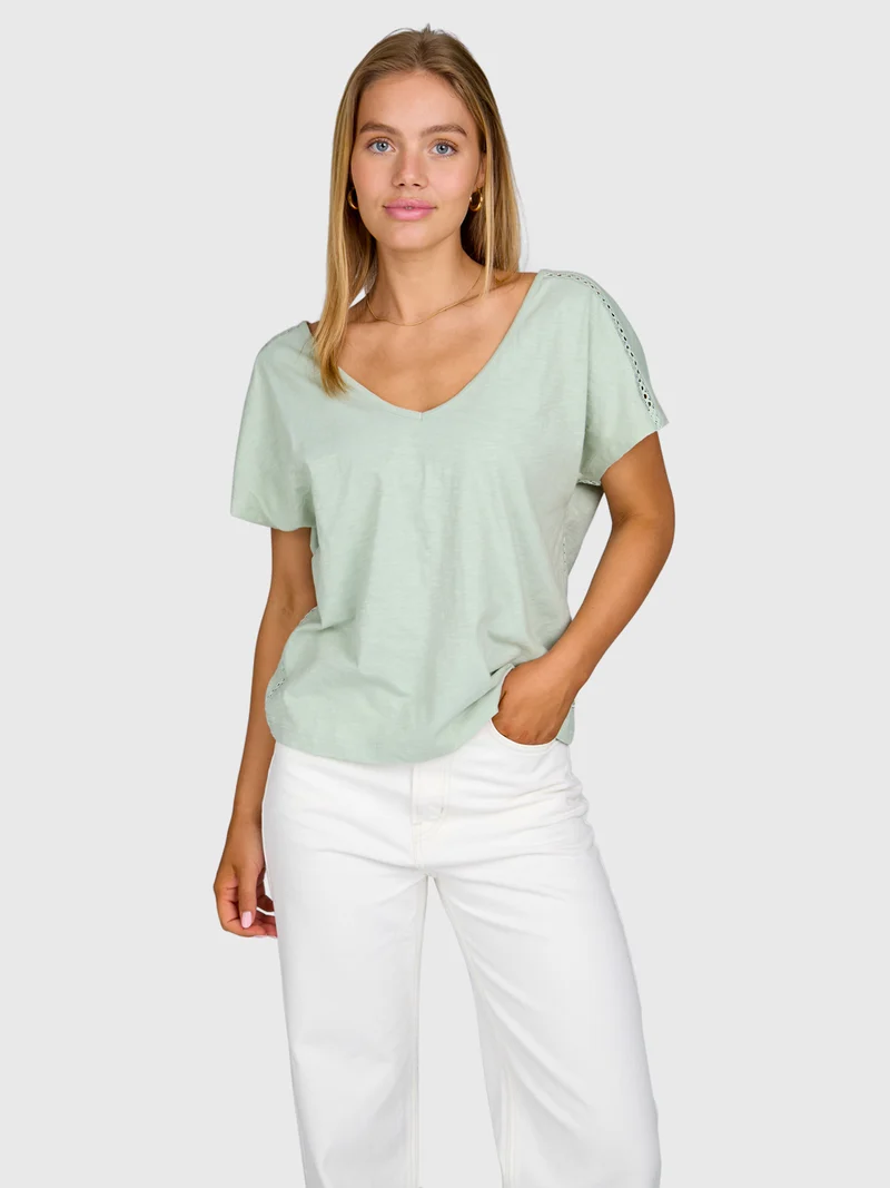 Duya Women T-shirt | Aqua Grey