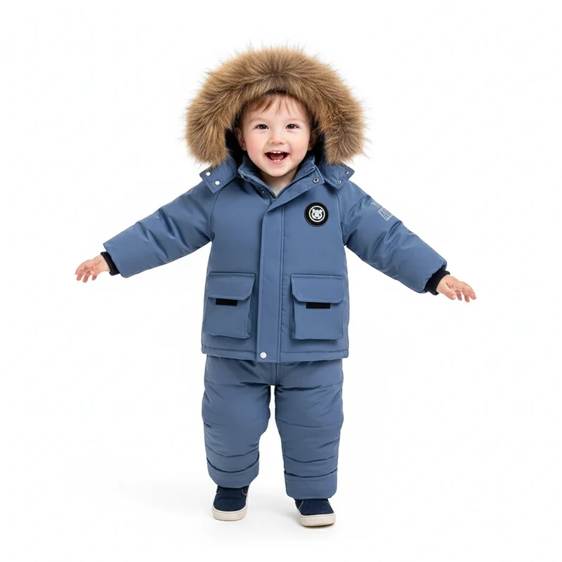 Kinder Winterpak – Warm – Met Jas en Tuinbroek