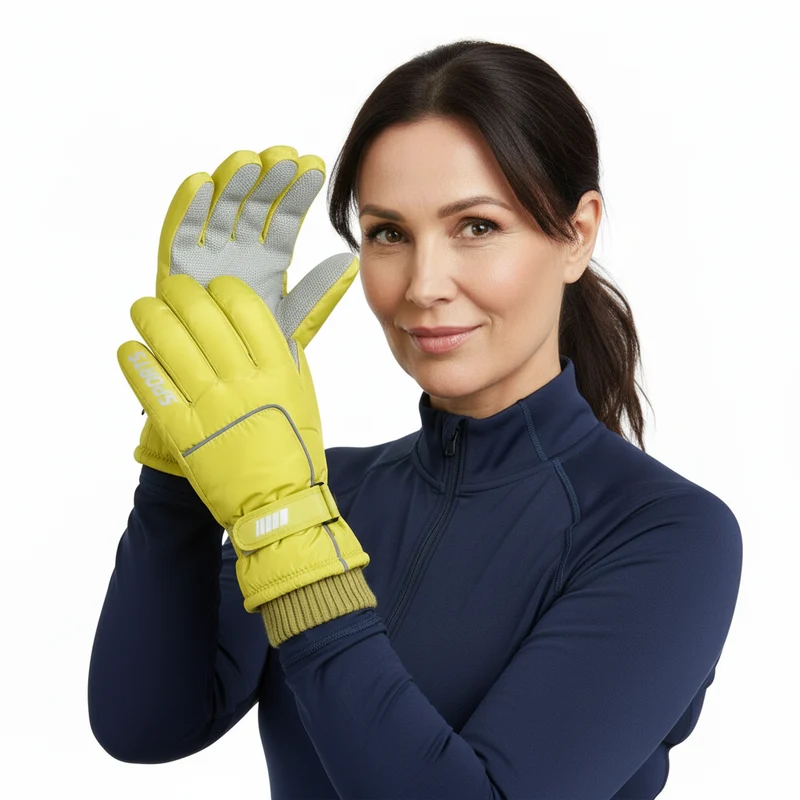 Dames Thermo Skihandschoenen – Touchscreen Compatibel