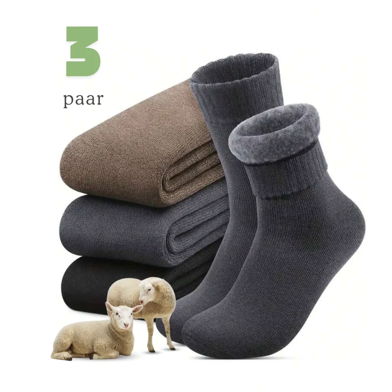 Thermosokken – Zacht Pluche – Gevoerd