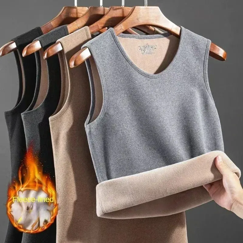 Thermisch fluwelen ondershirt voor heren, maat XL-4XL - Slim Fit Comfort