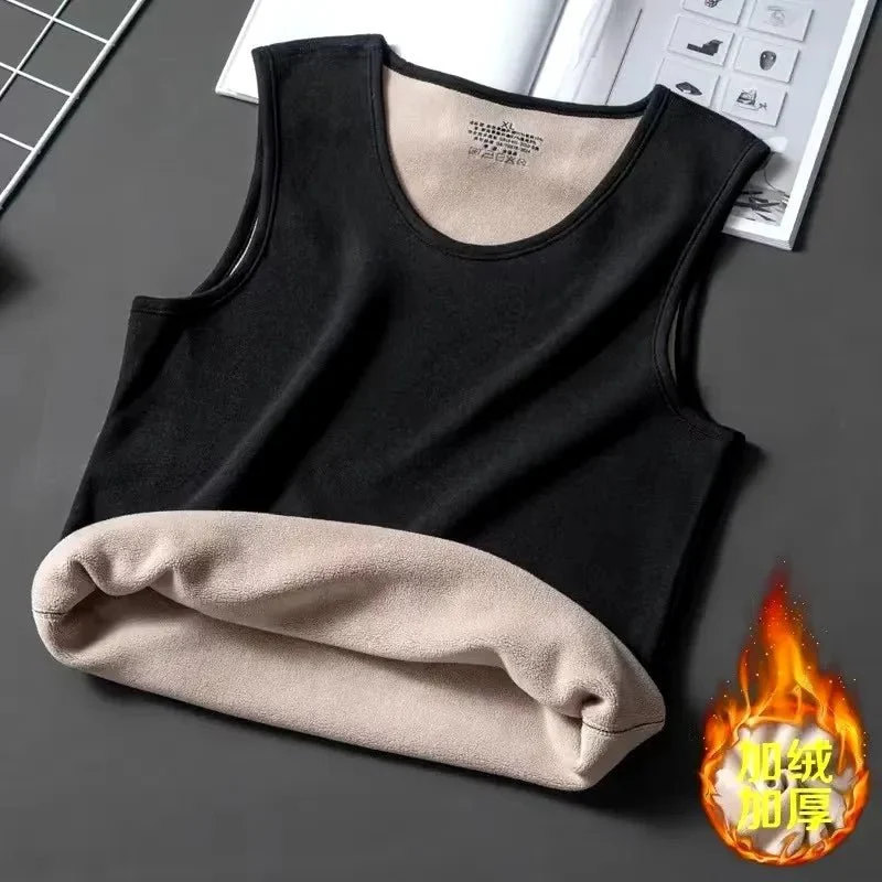 Thermisch fluwelen ondershirt voor heren, maat XL-4XL - Slim Fit Comfort