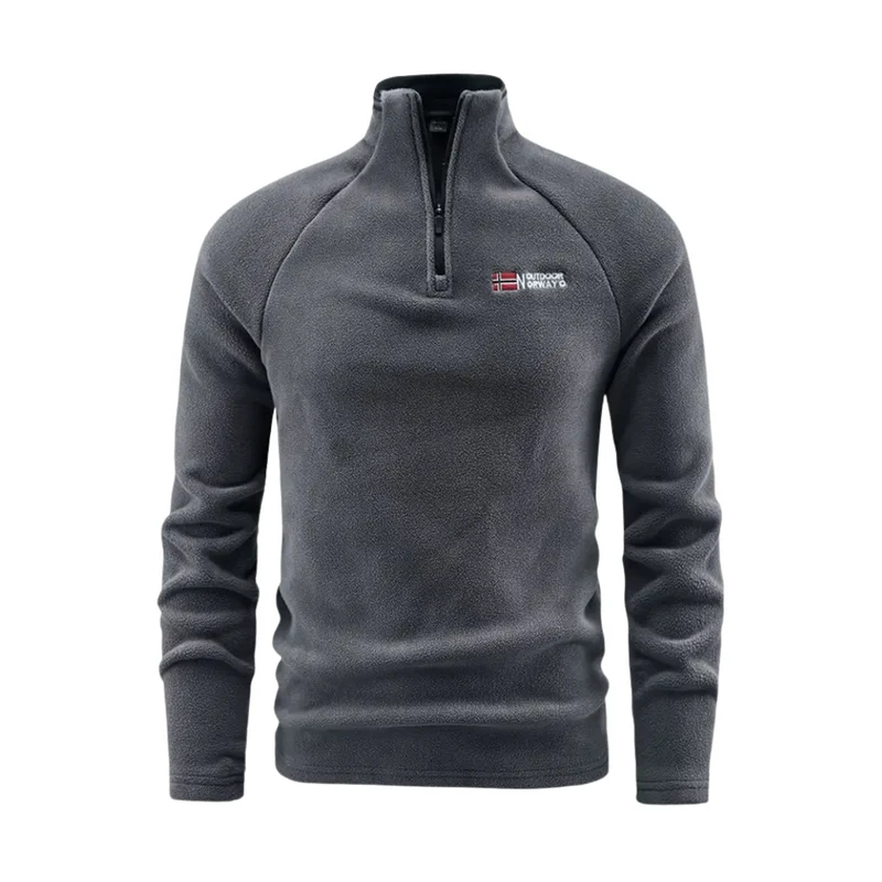 Thermisch Fleece Vest Heren – Half-Zip & Ademend – Winter