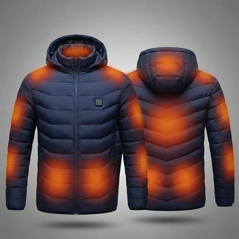 Frostiq Verwarmde Winterjas – Unisex, Oplaadbaar & Optimale Warmteverdeling voor de Winter
