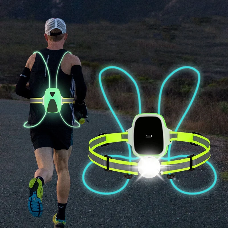 LED Veiligheidsvest – Reflecterend Ontwerp, Hoge Zichtbaarheid & Verstelbare Pasvorm