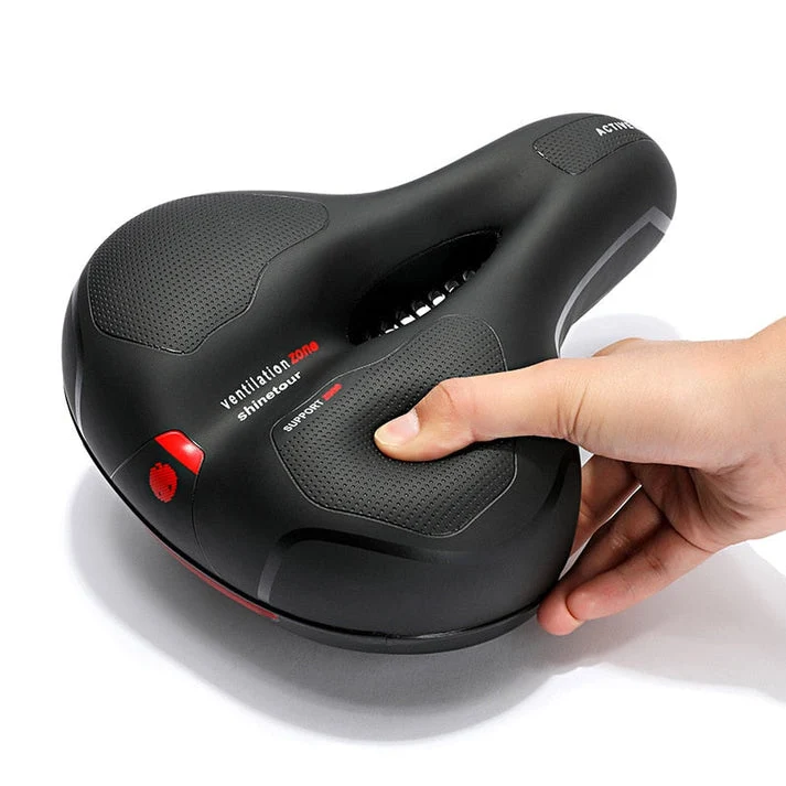 Velora Cloud Comfort Pro Fietszadel – Ergonomisch Gelzadel voor Pijnvrij Fietsen