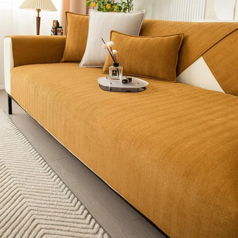 Bankhoes Antislip Chenille | Luxe Bescherming & Zacht Comfort