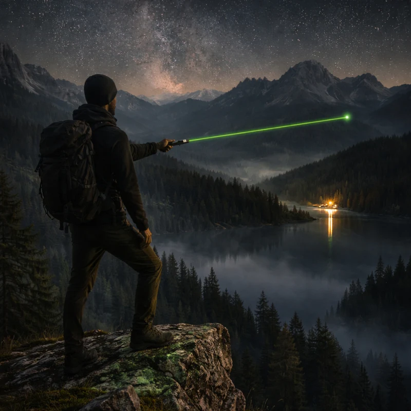 Laserpen Wandel Verstelbaar Oplaadbaar Presentatie Outdoor Licht