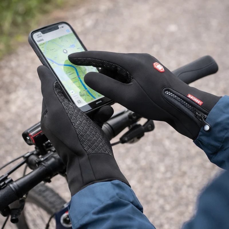 Wandelen Handschoenen Touchscreen Waterdicht Outdoor Fiets
