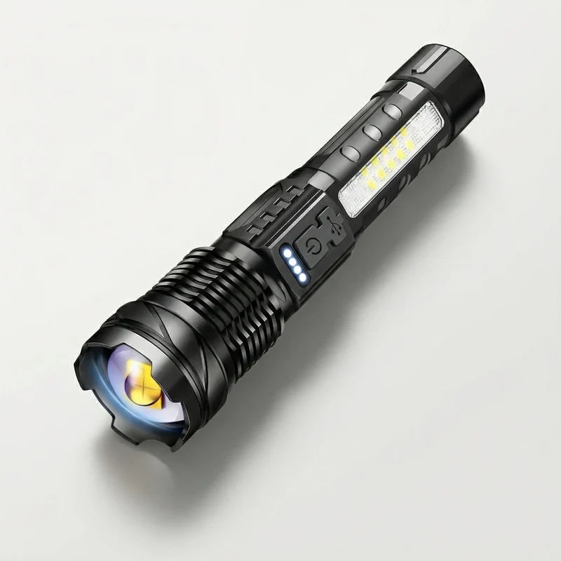LED Zaklamp – Krachtig en Waterdicht Ontwerp voor Buiten en Dagelijks Gebruik