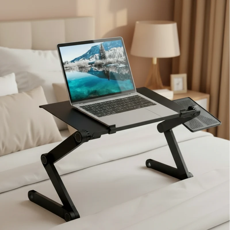 Laptopstandaard 360° – Verstelbaar, Aluminium & Ergonomisch Design