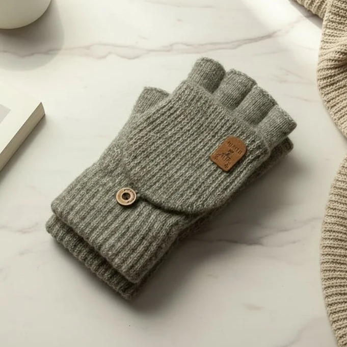 Vingerloze Handschoenen – Touchscreen, Gebreid & Comfortabel Design