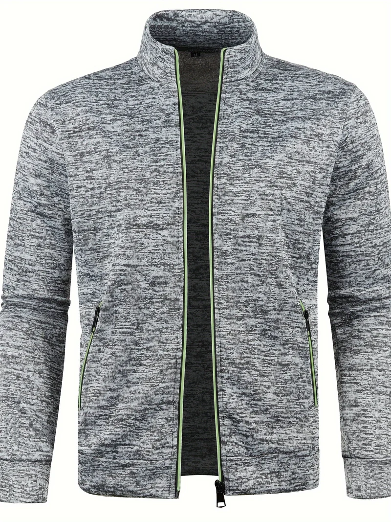 Heren Cardigan met Volledige Rits – Casual en Stijlvol voor de Koude Maanden