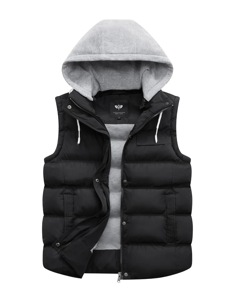 Gewatteerde Dames Vest met Capuchon – Stijlvolle en Warme Winterjas zonder Mouwen