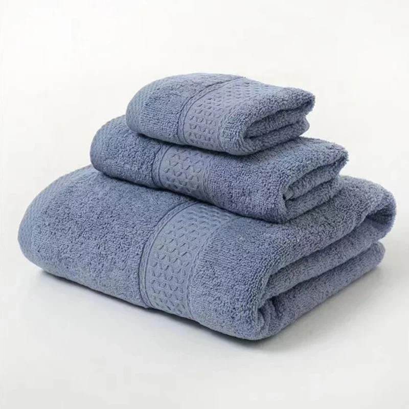 Handdoekset – 3-delige katoenen set met zachte structuur en sterk absorberend vermogen