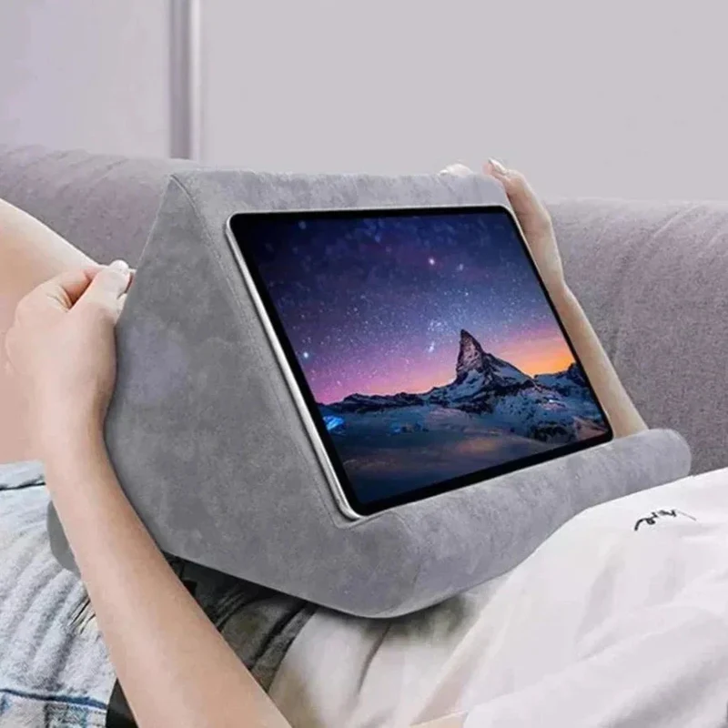Tablet Kussenstandaard – Zachte Houder voor Handsfree Lezen, Kijken en Browsen