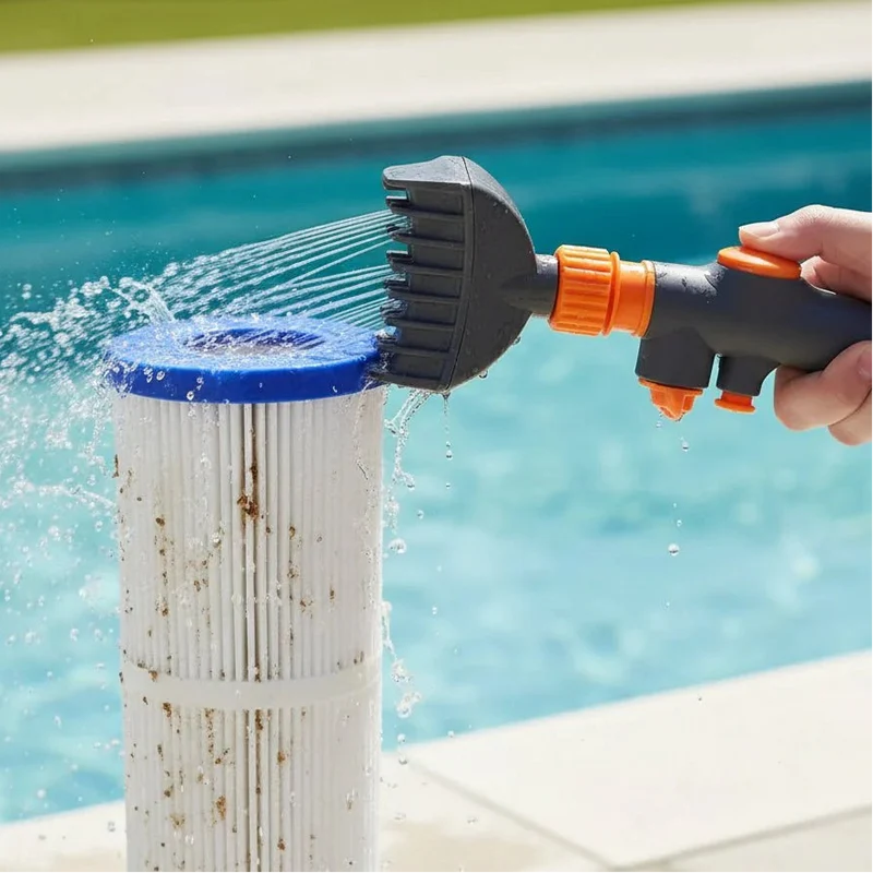 Filterreiniger – Handige Reinigingstool voor Zwembad- en Spafilters