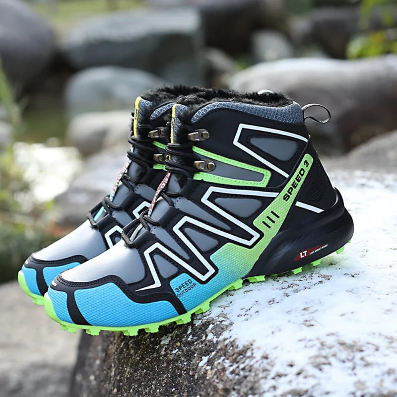 Uomo Scarpe Trekking Scarpe Montagna Impermeabili Antiscivolo