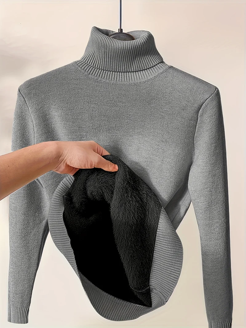 Thermische Turtleneck Trui - Comfortabel en Warm voor de Koude Dagen