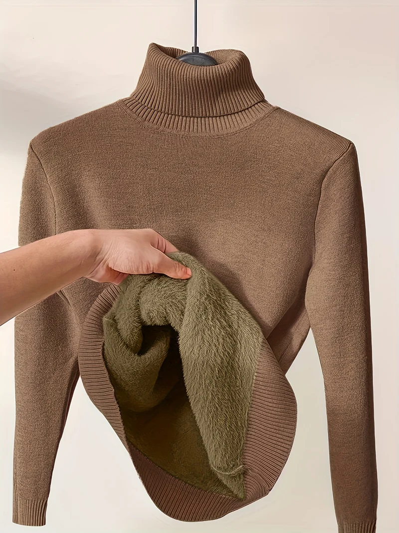 Thermische Turtleneck Trui - Comfortabel en Warm voor de Koude Dagen