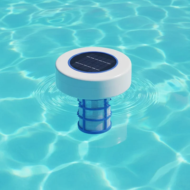 Solar Zwembadreiniger – Drijvende Ionizer op Zonne-energie met Onderhoudsarme Werking