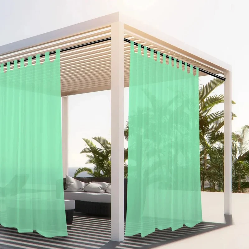 Buitengordijn Waterafstotend – Elegant buitengordijn met lichtfilterende stof en extra privacy