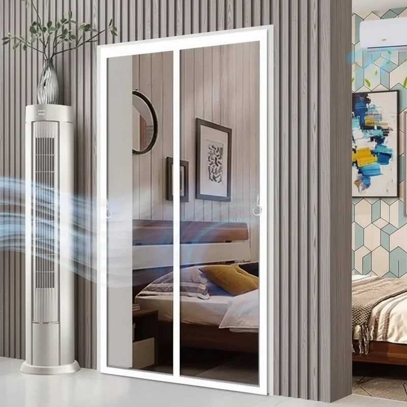 Transparant Deurgordijn – Magnetisch Tochtgordijn met Lichtdoorlatend Ontwerp