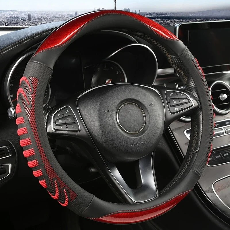 Autostuurhoes met Antislip Grip – Ergonomisch Design van Kunstleer voor Extra Stuurcomfort
