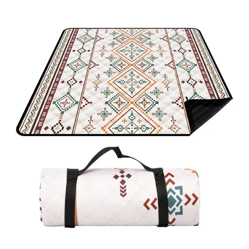 Waterdichte Picknickdeken 200×200 cm – Grote Outdoor Deken met Draaghandvat