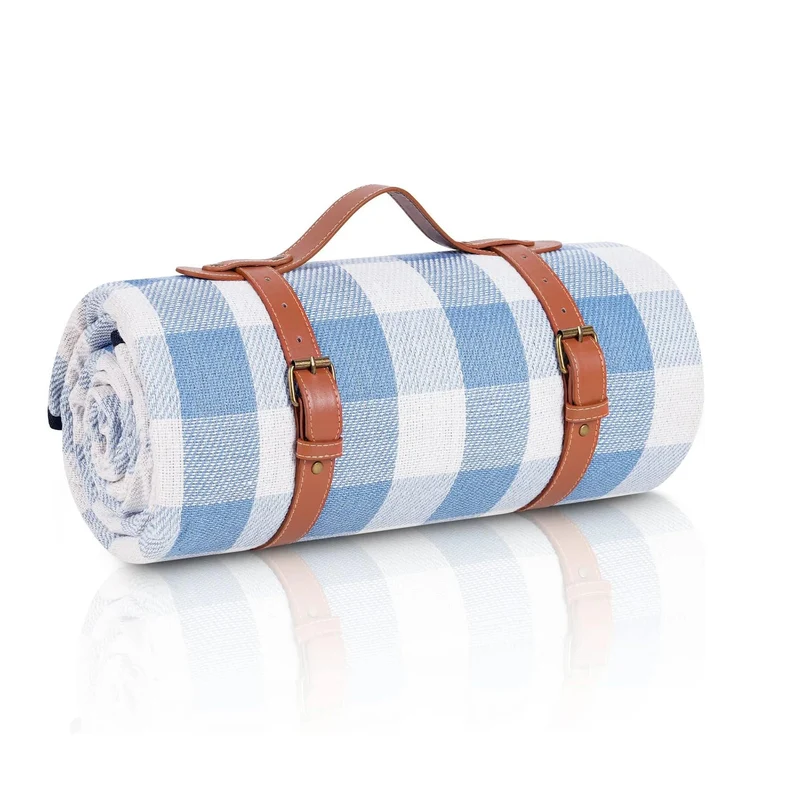 Extra Grote Picknickdeken – Waterdicht 3-Laags Design & Draagriem voor Buiten