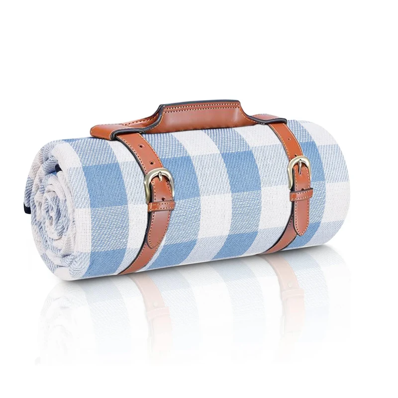 Extra Grote Picknickdeken – Waterdicht 3-Laags Design & Draagriem voor Buiten