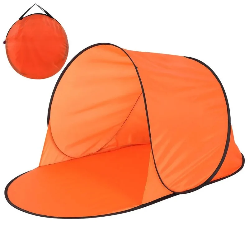 Pop-Up Strandtent UV Bescherming – Opvouwbare Strand Shelter met Draagtas