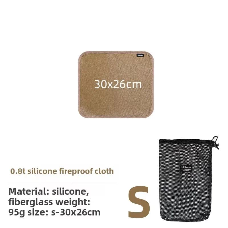 Vuurvaste Isolatiemat Glasvezel – Hittebestendige BBQ Mat tot 800°C voor Barbecue en Outdoor