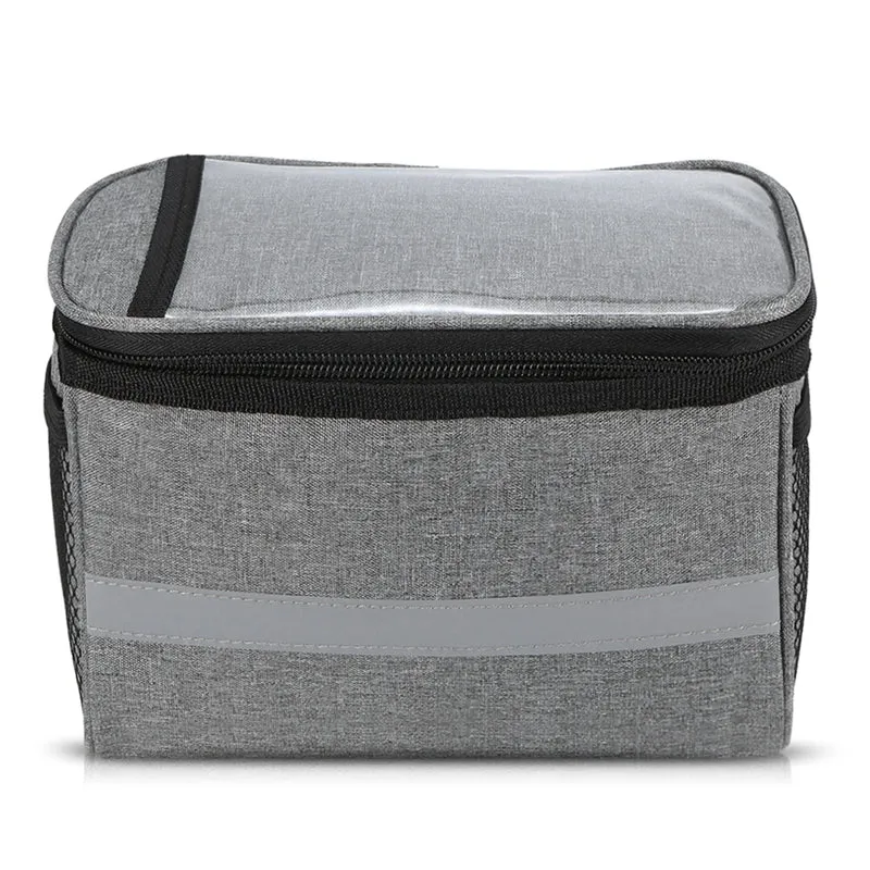 Geïsoleerde Fietsstuurtas – 600D Polyester, Reflecterende Strip & PVC Venster