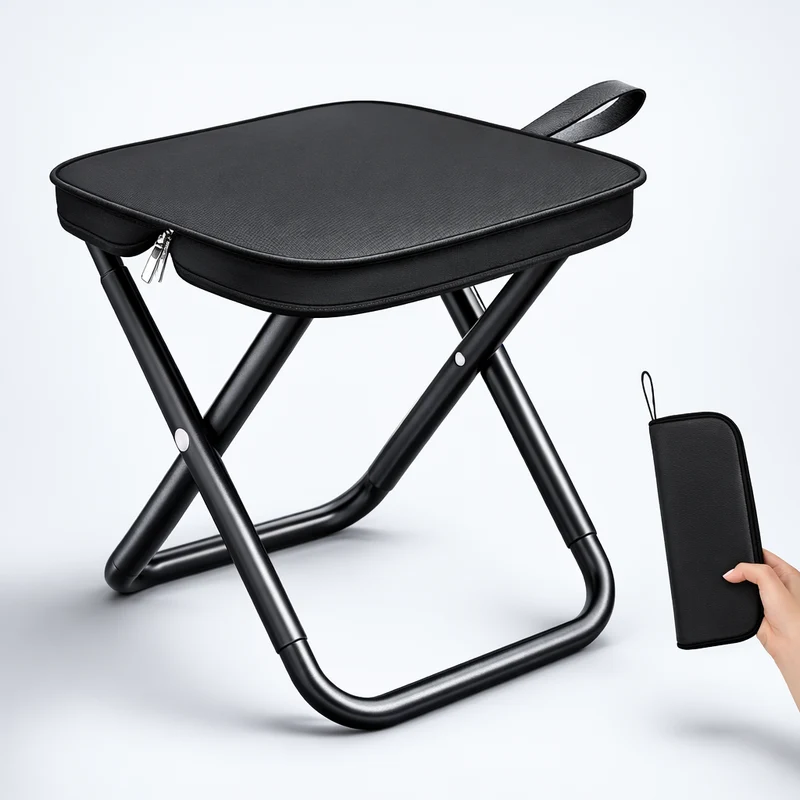 Opvouwbare Campingstoel – Lichtgewicht Frame & Draagbaar Design