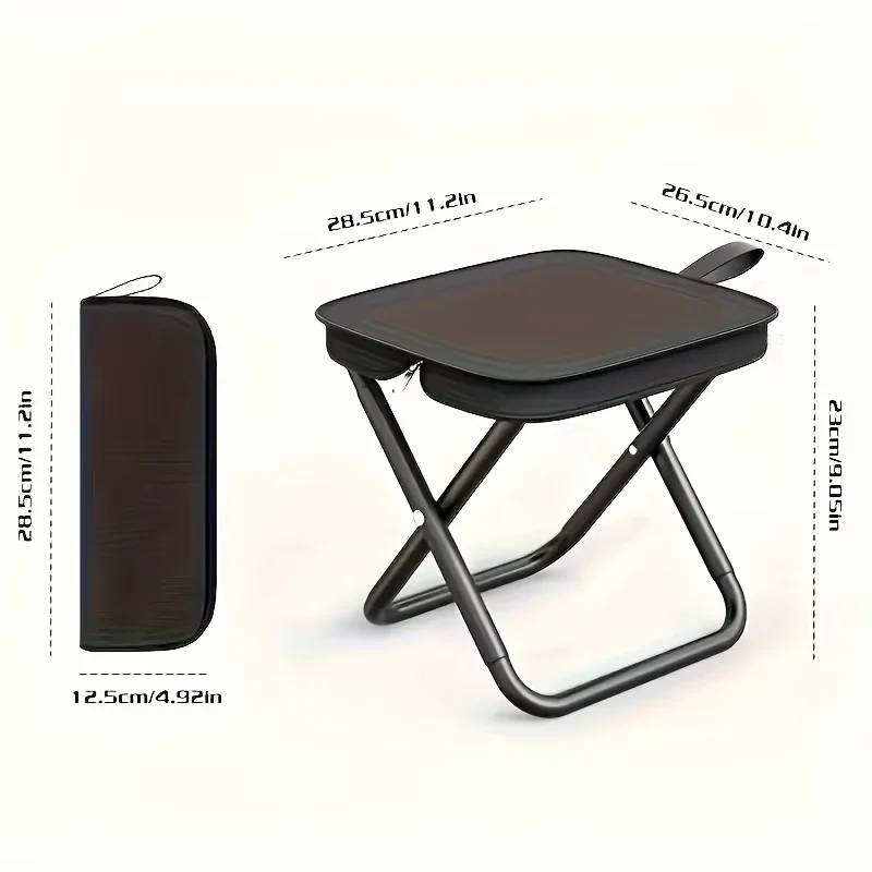 Opvouwbare Campingstoel – Lichtgewicht Frame & Draagbaar Design